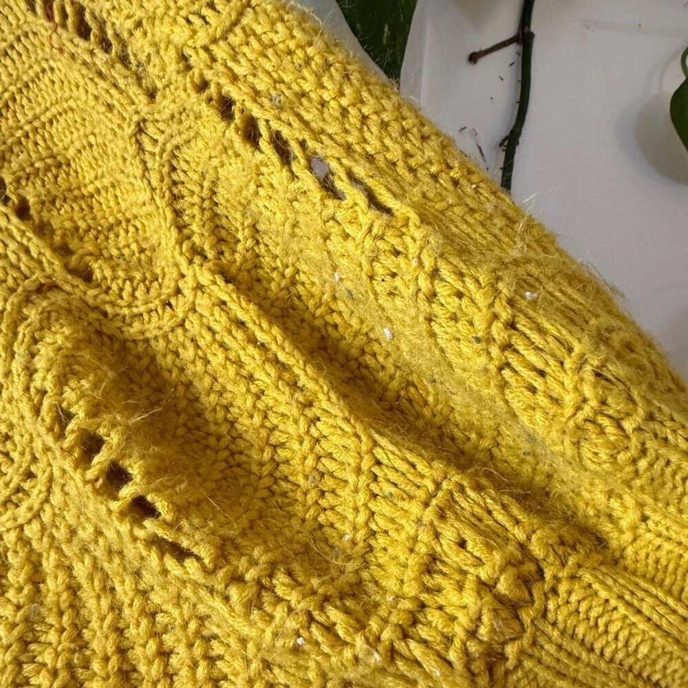 Elodie Mustard Knit Women's Sweater